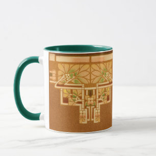 Arts & Crafts, Craftsman or Mission Style Foliage Mug