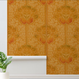 Arts & Crafts, Craftsman or Mission Style Fruit Wallpaper