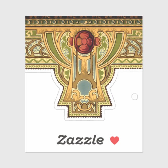 Arts & Crafts, Craftsman or Mission Style Roses (Sheet)