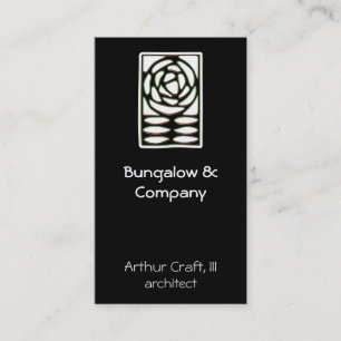 Arts & Crafts Ornament (flower) Business Card