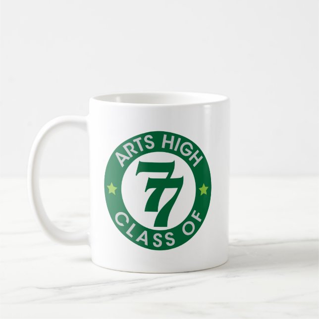 Arts High School Class of 77 Logo Coffee Mug (Left)