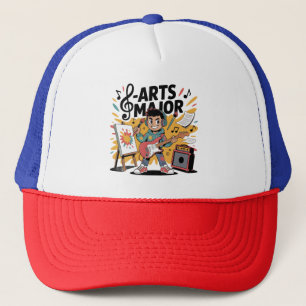 Arts Major Boy - Illustration Unique Creation Trucker Hat