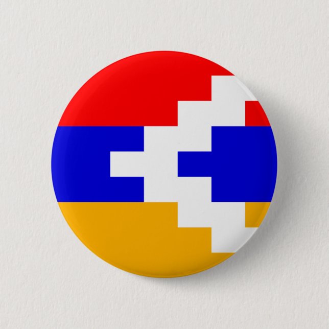 artsakh 6 cm round badge (Front)