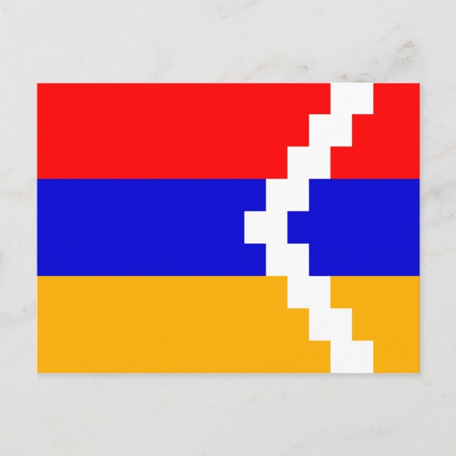Artsakh (Nagorno-Karabakh) Flag Postcard (Front)
