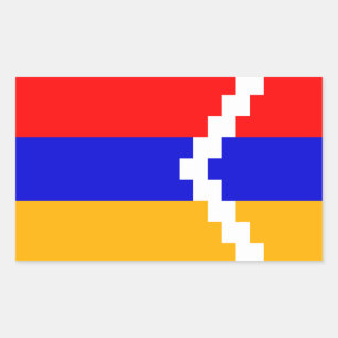 Artsakh (Nagorno-Karabakh) Flag Rectangular Sticker