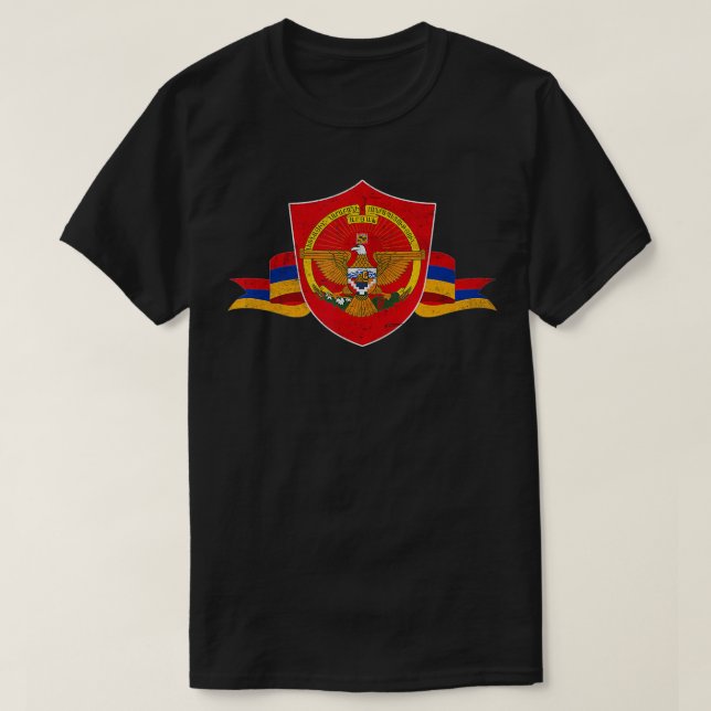 Artsakh Strong  Artsakh is Armenia  Armenian Flag  T-Shirt (Design Front)