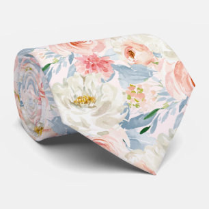 ArtsApp H2  Blush Pink Roses Wedding Tie