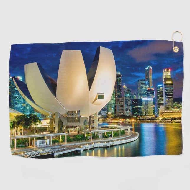 ArtScience Museum Golf Towel (Horizontal)