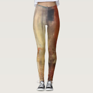 Artsy abstract leggings