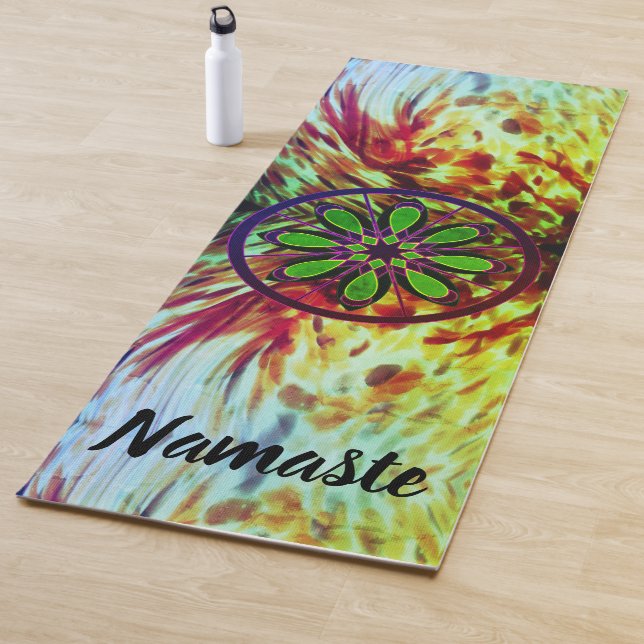Artsy abstract yoga mat (In Situ)