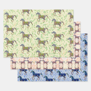 Artsy and Pretty Horse Wrapping Craft Paper