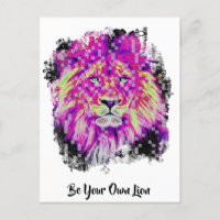 *~* Artsy  Artistic Painting Digital LION AP23
