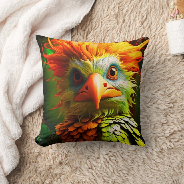 Artsy Bird Cushion (Blanket)