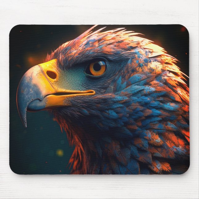 Artsy Bird Mouse Mat (Front)