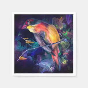 Artsy Bird Napkin