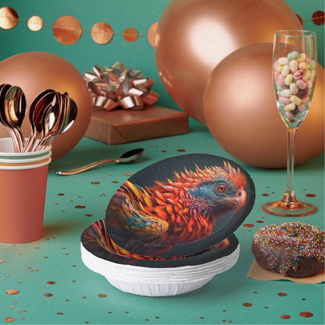 Artsy Bird Paper Plate (Multi)