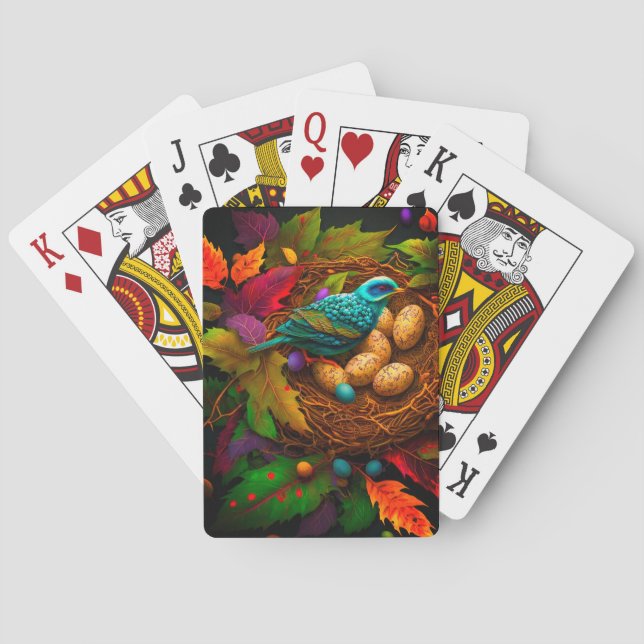 Artsy Bird Playing Cards (Back)