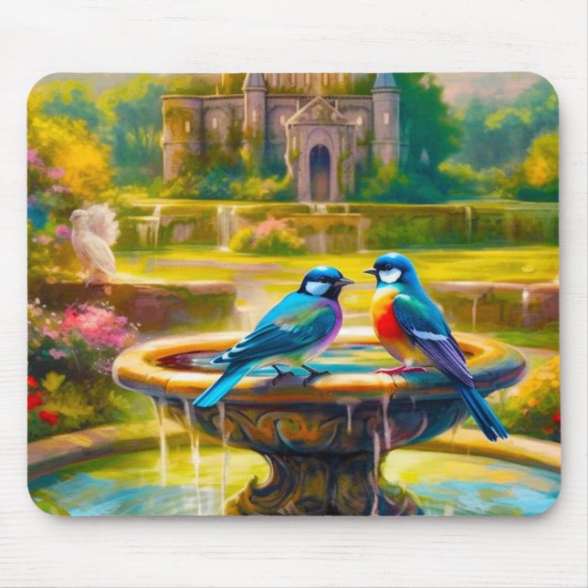Artsy Birds Mouse Mat (Front)