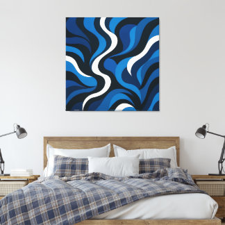 Artsy Blue Wall Decor