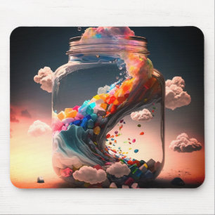 Artsy Bottle Mouse Mat