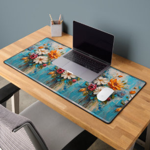 Artsy Bouquets Desk Mat