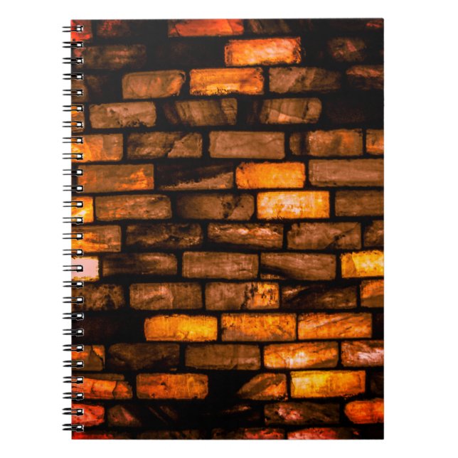 Artsy Brick Wall Notebook (Front)