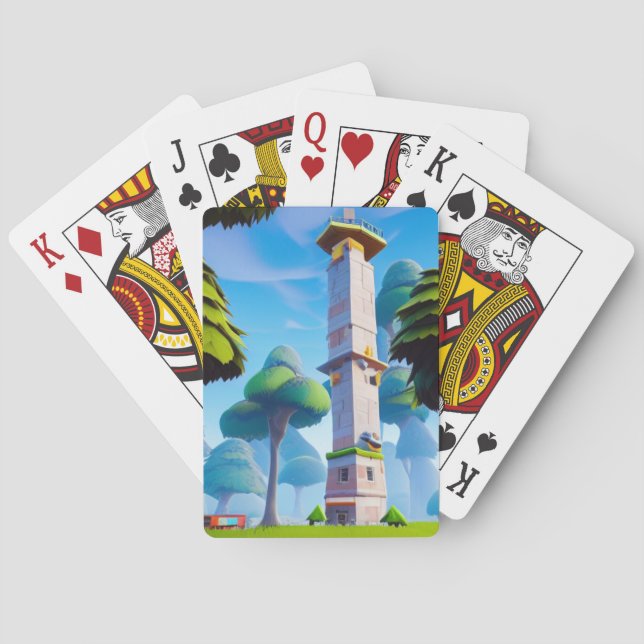 Artsy Building Playing Cards (Back)