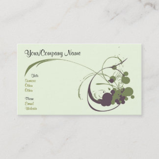 Artsy business card