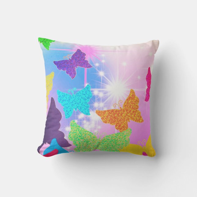 Artsy Butterflies Cushion (Front)