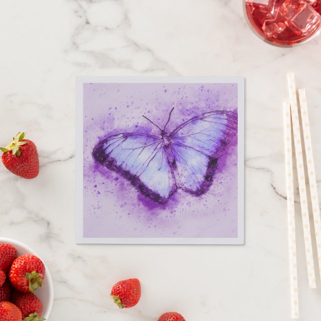 Artsy Butterfly Napkin (Insitu)