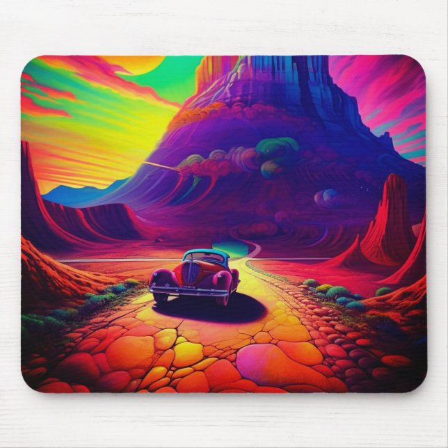 Artsy Car Mouse Mat (Front)