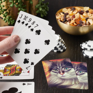 Artsy Cat Playing Cards