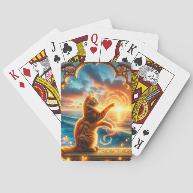 Artsy Cat Playing Cards (Back)