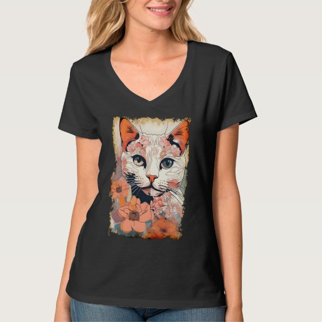 Artsy Cat T-Shirt (Front)