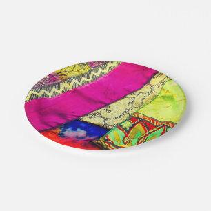 Artsy Cloth Paper Plate