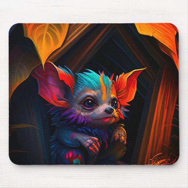 Artsy Creature Mouse Mat (Front)