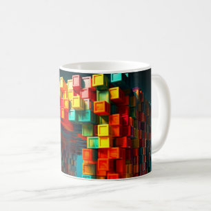 Artsy Cubes Coffee Mug