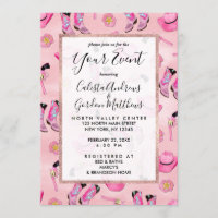 Artsy Cute Girly Pink Teal Cowgirl Watercolor