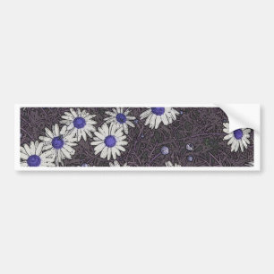 Artsy Daisies Bumper Sticker