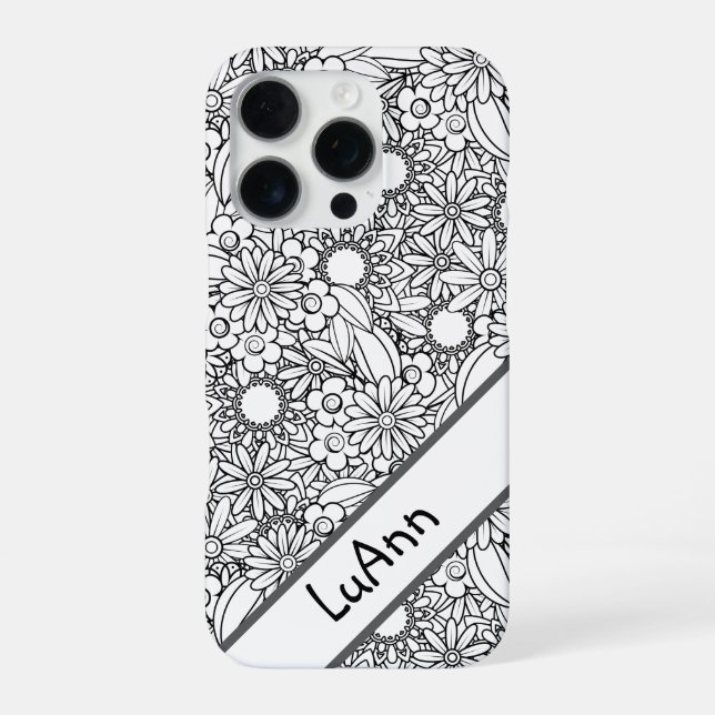 Artsy Daisy May iPhone Case (Back)
