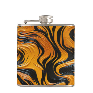 Artsy Design Hip Flask