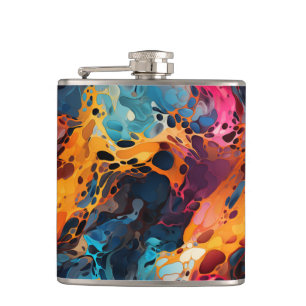 Artsy Design Hip Flask