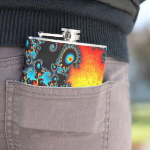 Artsy Design Hip Flask