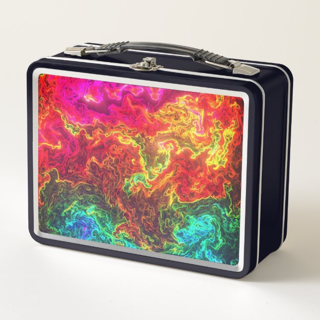 Artsy Design Metal Lunch Box (Front)