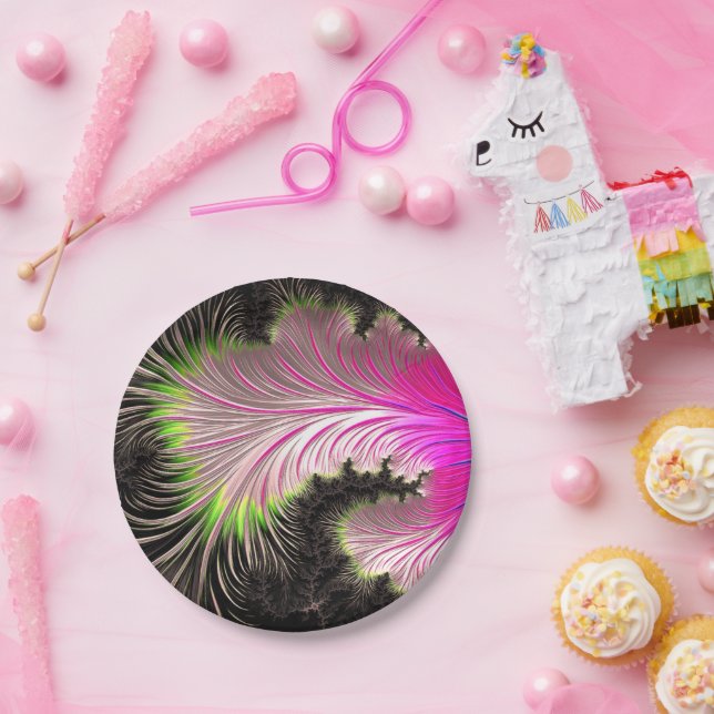 Artsy Design Paper Plate (Party)