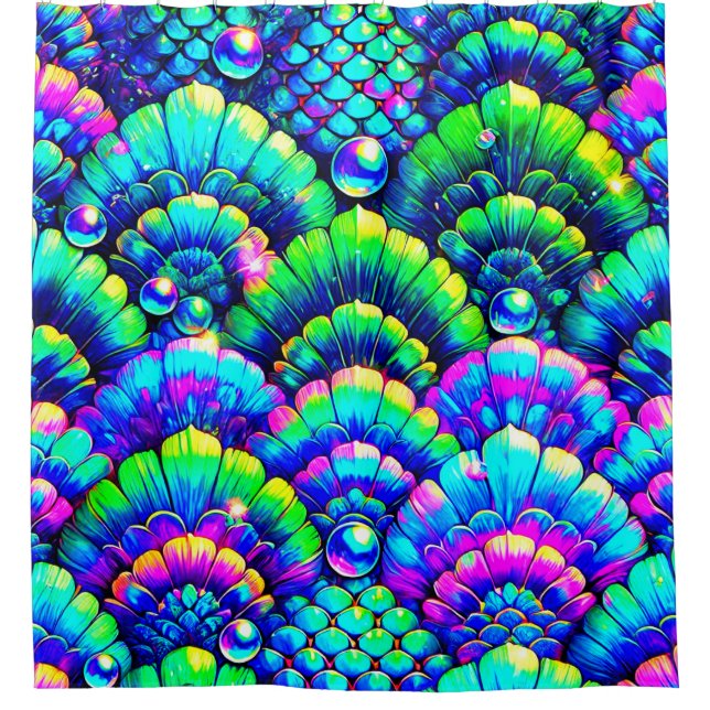 Artsy Design Shower Curtain (Front)