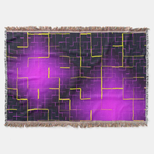 Artsy Design Throw Blanket (Front)
