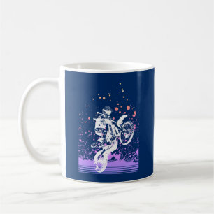 Artsy Dirt Bike Coffee Mug