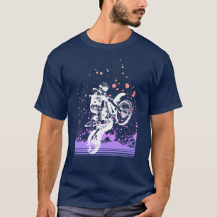 Artsy Dirt Bike T-Shirt