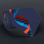 Artsy DNA Your Choice of Colour Men's Necktie<br><div class="desc">Artsy DNA Double Helix Graphic Design Men's Necktie on ANY CUSTOM COLOR. You can easily change the background colour (currently in dark blue) to whatever colour you like: Click on the customise it button> Click on Background Colour A menu of colours will come up, choose one or enter in a...</div>